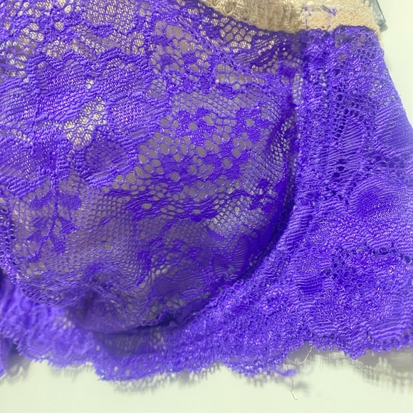 Victoria's Secret Purple Lace Bra - Picture 4 of 8